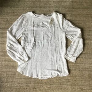 Loft White Blouse Large